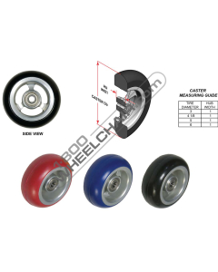  Aluminum Soft Roll Casters